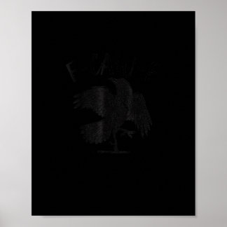 Krähe, F-Caw-F Lustiger Vogel Ästhetisch Casual Poster