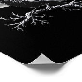 Krähe F-Caw-F Lustiger Vogel Cool Einzigartig Poster (Ecke)