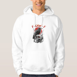 Krähe, F-Caw-F Lustiger Vogel F-Caw-F Mond Gothic Hoodie