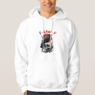 Krähe, F-Caw-F Lustiger Vogel F-Caw-F Mond Gothic Hoodie