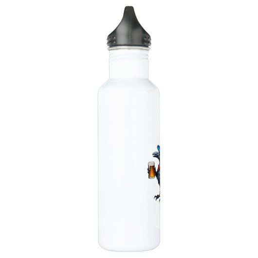 Krähe, F-Caw-F Lustiger Vogel Kreative Casual-Klei Edelstahlflasche (Links)