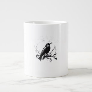 Krähe, F-Caw-F Lustiger Vogel Lustig Trendig Jumbo-Tasse