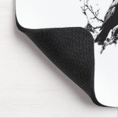 Krähe, F-Caw-F Lustiger Vogel Lustig Trendig Mousepad (Ecke)