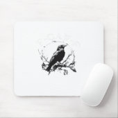 Krähe, F-Caw-F Lustiger Vogel Lustig Trendig Mousepad (Mit Mouse)