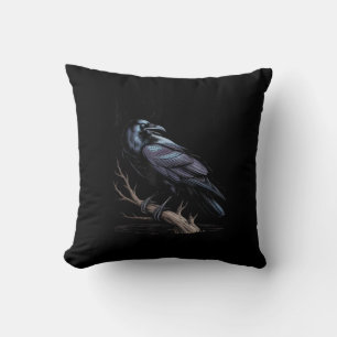 Krähe, F-Caw-F Lustiger Vogel Lustige Zitate Kissen