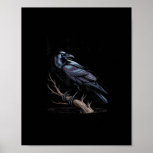Krähe, F-Caw-F Lustiger Vogel Lustige Zitate Poster