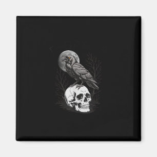 Krähe, F-Caw-F Lustiger Vogel Mond Gothic Erwachse Magnet