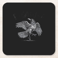 Krähe, F-Caw-F Lustiger Vogel Mond Gothic Erwachse