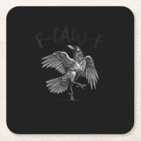 Krähe, F-Caw-F Lustiger Vogel Retro-Grafik