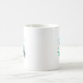 Krähe F-Caw-F Lustiger Vogel Retro Kaffeetasse (Mittel)