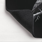Krähe F-Caw-F Lustiger Vogel Retro Klassiker Mousepad (Ecke)
