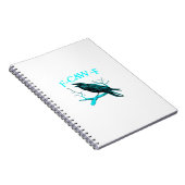 Krähe F-Caw-F Lustiger Vogel Retro Notizblock (Rechte Seite)