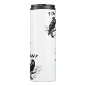 Krähe - F-Caw-F Thermosbecher (Rückseite)