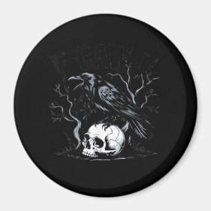 Krähe, F-Caw-F Vogel Mond Gothic Erwachsenen Humor Magnet