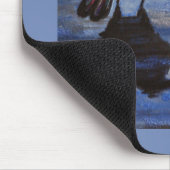 "Krähe färbt" Mousepad (Ecke)