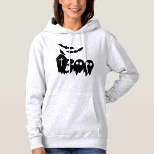 Krähe Fledermäuse Sarg Buh Kapuzenpullover - Gruse Hoodie