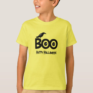 Krähe Frohes Halloween T-Shirt