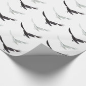 Krähe Geschenkpapier (Ecke)