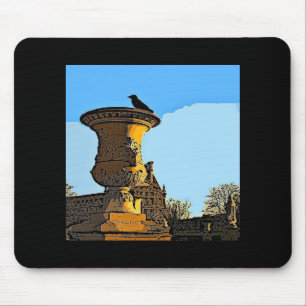 Krähe Jardin DES Tuileries - Malerei Mousepad
