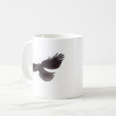 Krähe Kaffeetasse (Vorderseite Links)
