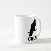 Krähe Kaffeetasse (VorderseiteRechts)