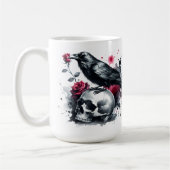 Krähe Kaffeetasse (Links)