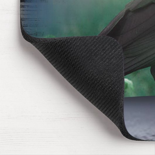 KRÄHE KENNEN ERDE MOUSEPAD (Ecke)