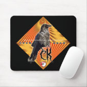 KRÄHE KENNEN PYRAMIDE MOUSEPAD (Mit Mouse)