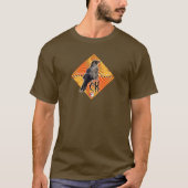 KRÄHE KENNEN PYRAMIDE T-Shirt (Vorderseite)