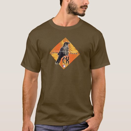 KRÄHE KENNEN PYRAMIDE T-Shirt (Vorderseite)