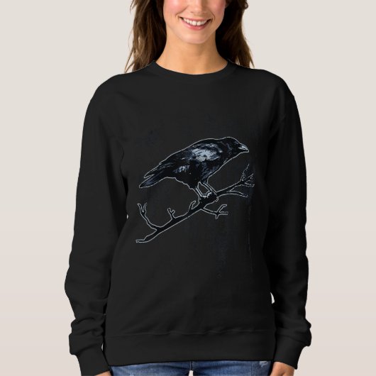 Krähe Krähe Sweatshirt (Vorderseite)