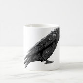 Krähe ~ Krähen-Vogel fertigen Schablone besonders Kaffeetasse (Mittel)