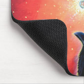 Krähe Mousepad - Raben, Amseln (Ecke)