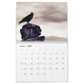 Krähe Rabe 2027 Kalender (Mär 2027)