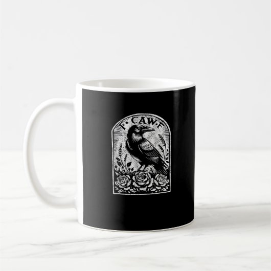 Krähe Rabe F CAW F Kaffeetasse (Links)
