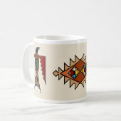 Krähe-Rabe Kaffeetasse (Vorderseite Links)