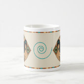 Krähe - Rabe Kaffeetasse (Mittel)