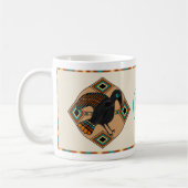 Krähe - Rabe Kaffeetasse (Links)