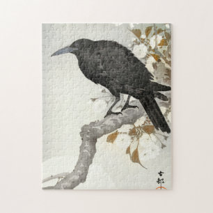 Krähe Rabe Koson Japanischer Vogel Krähe Puzzle
