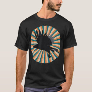 Krähe Retro Vintage Rabe Odin Wikinger Fans Hugin T-Shirt