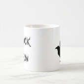 Krähe - schwarz kaffeetasse (Mittel)