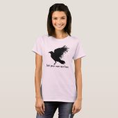 Krähe - schwarz T-Shirt (Vorne ganz)