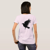 Krähe - schwarz T-Shirt (Schwarz voll)