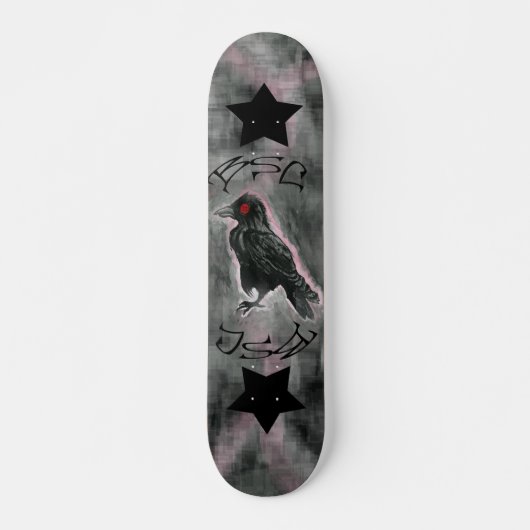 Krähe Skateboard (Vorne)