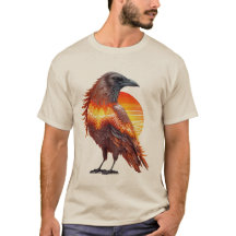 Krähe Sonne 01 T-Shirt