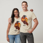 Krähe Sonne 01 T-Shirt (Unisex)