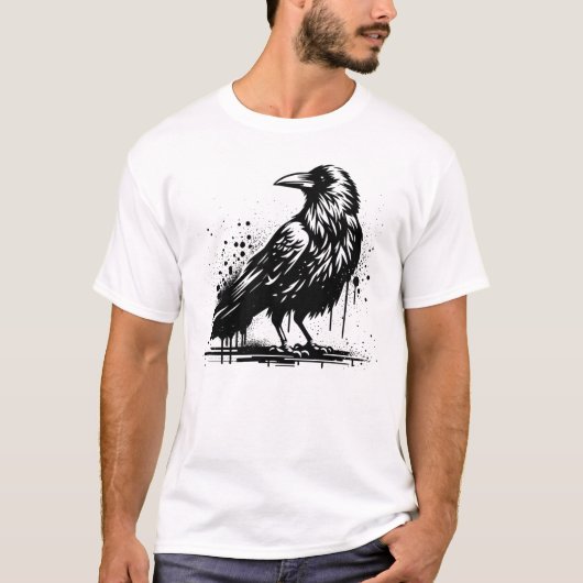 Krähe T-Shirt (Vorderseite)