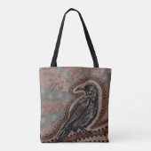Krähe Tasche (Rückseite)