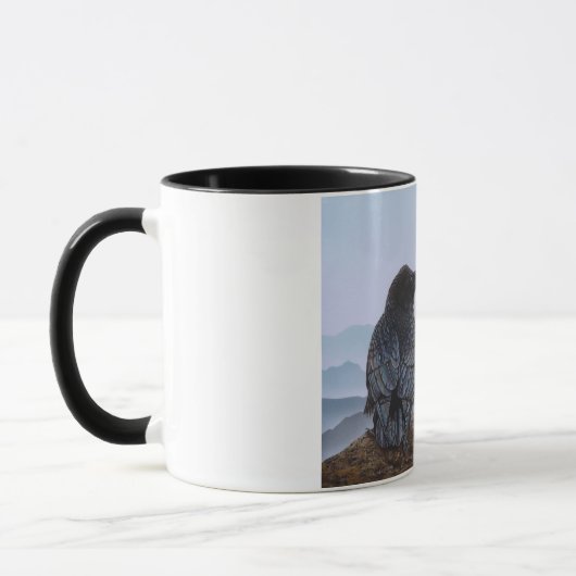 Krähe Tasse (Links)