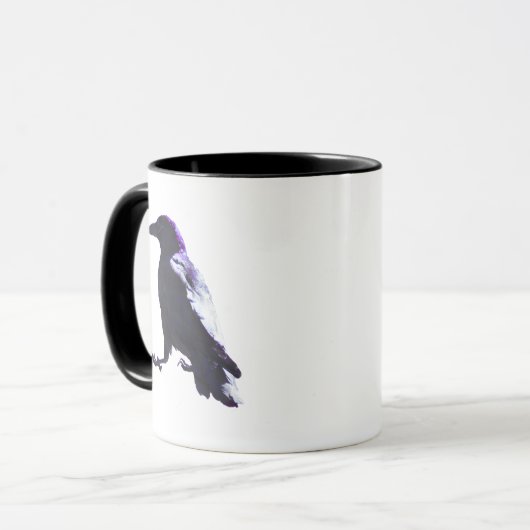 Krähe Tasse (Vorderseite Links)